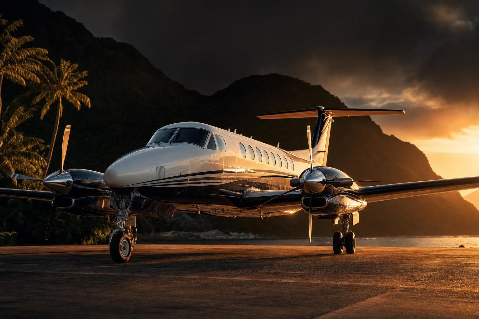 King Air 350 private jet
